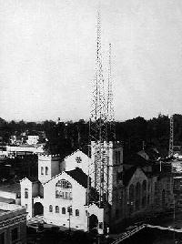 KQW at First Baptist Church