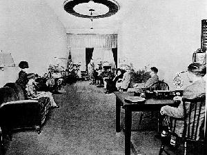 KQW Studio in Mid 1920's